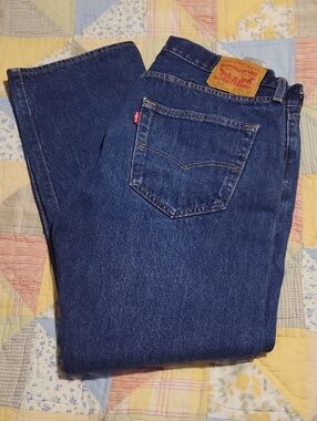 Levi's Straight Fit Dark Blue Men's Jeans